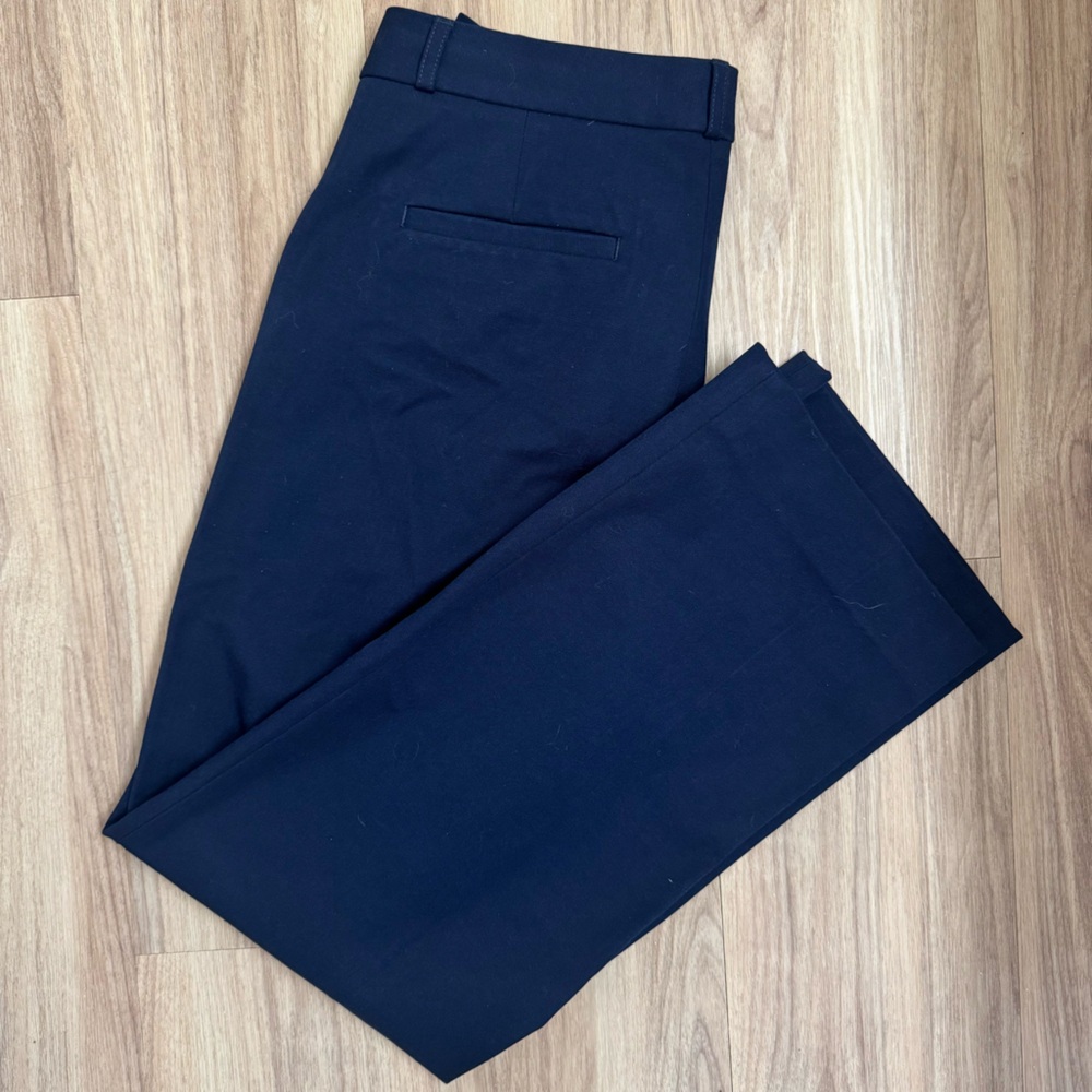 Banana Republic Sloan Slim Straight Mid-Rise Women’s Dress Pants Sz 4 NWOT Navy